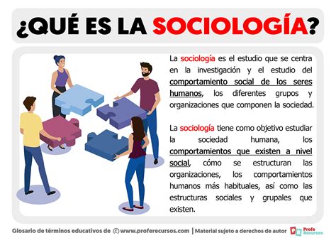 que estudia la sociologia